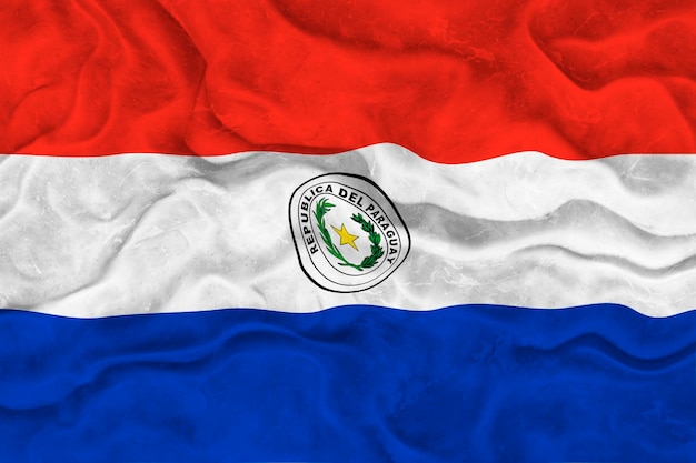 Bandera nacional de Paraguay Fondo con bandera de Paraguay