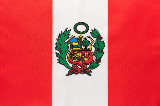 Foto bandera nacional peru