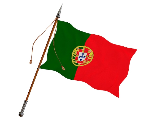 Bandera nacional de Portugal Fondo con bandera de Portugal