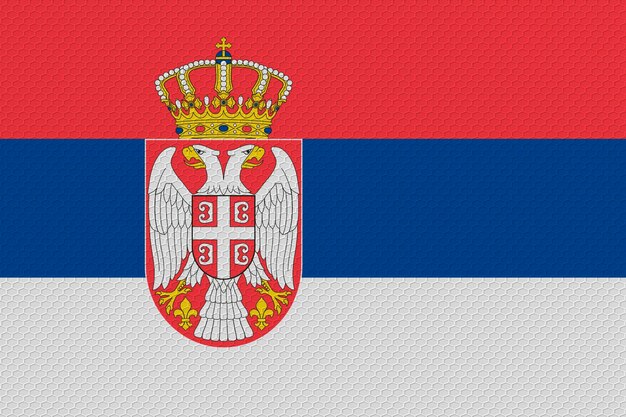 Bandera nacional de Serbia Fondo con bandera de Serbia