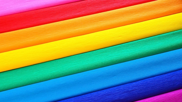 Bandera del orgullo de Gilbert Baker Símbolo de la comunidad LGBTQ LGBTI en general Papel crepé