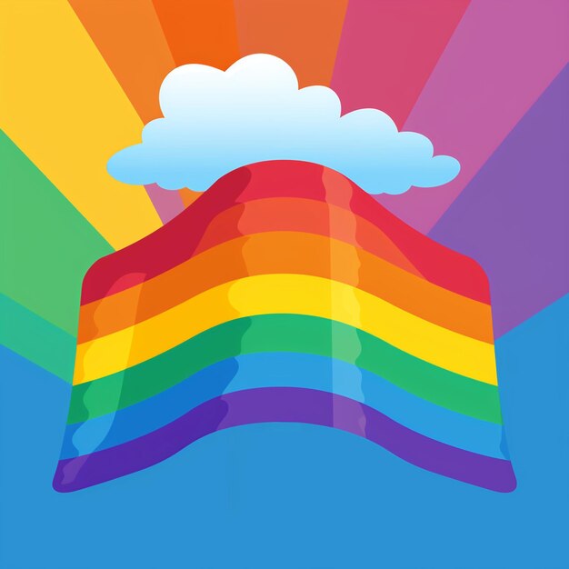 Foto bandera del orgullo svg