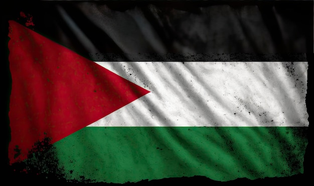 Bandera del país de palestina