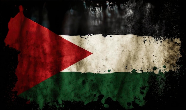 Bandera del país de palestina