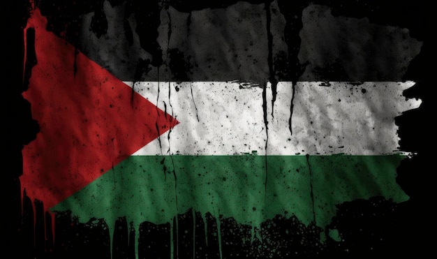 Bandera del país de palestina