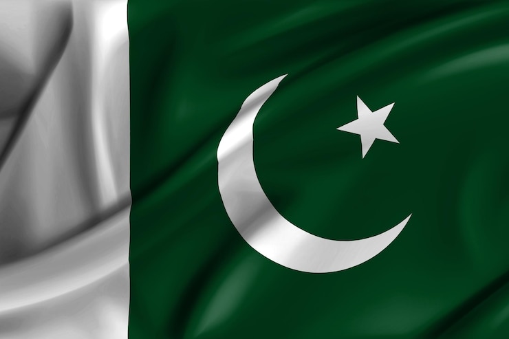 Bandera de Pakistán modelo 3d