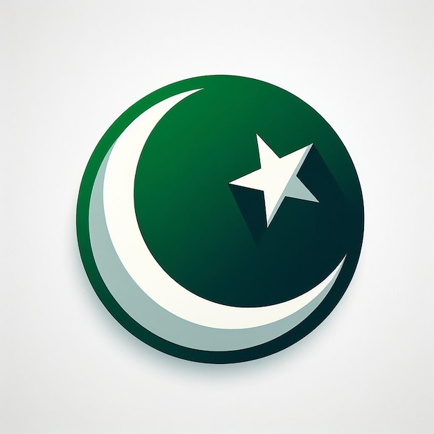 Foto la bandera de pakistán