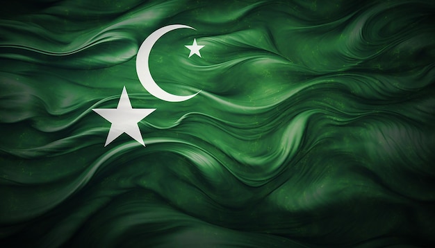 La bandera de Pakistán