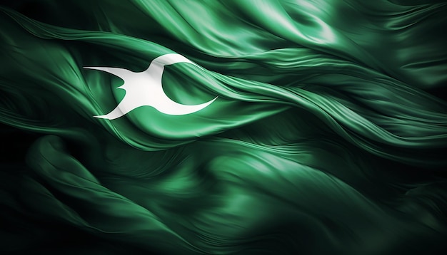 La bandera de Pakistán