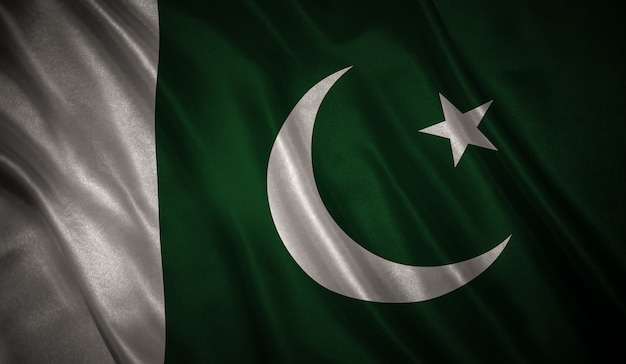 Bandera, de, el, pakistán