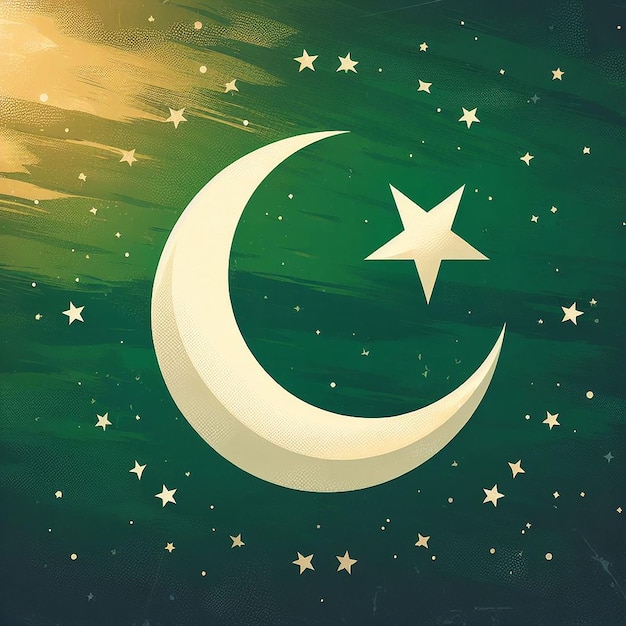 La bandera de Pakistán