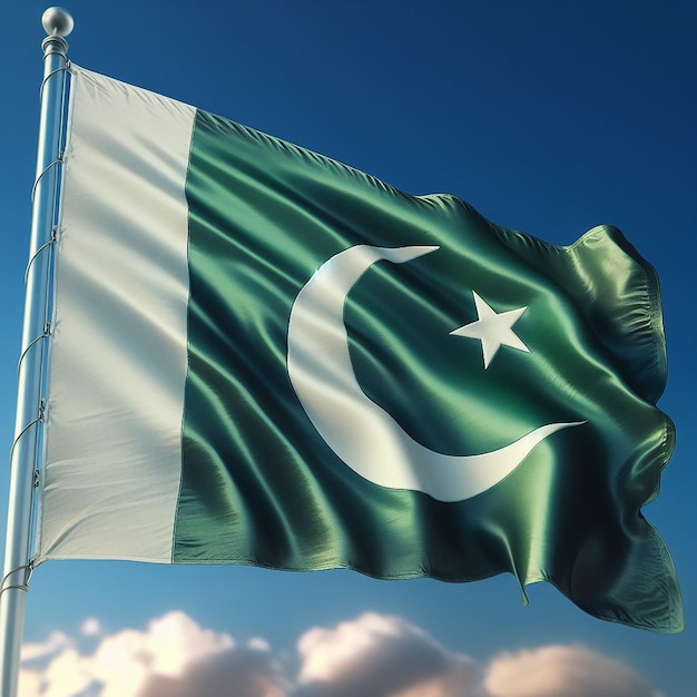 La bandera de Pakistán