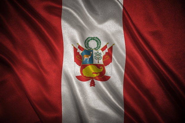 Foto bandera del peru