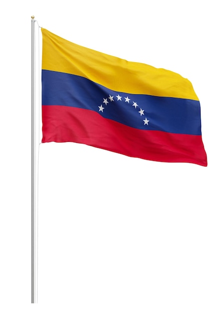 La bandera png de Venezuela es un elemento de collage de fondo transparente