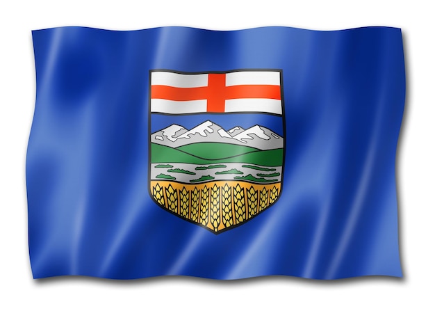 Bandera de la provincia de Alberta Canadá