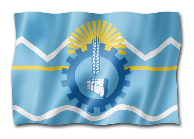 Bandera de la provincia de Chubut Argentina