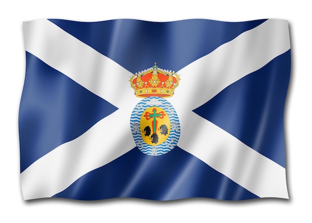 Bandera de la provincia de Santa Cruz de Tenerife España