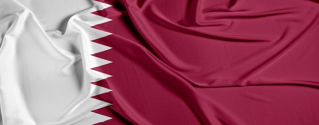 Foto bandera de qatar