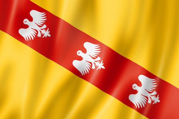 Bandera de la región de Lorena, Francia