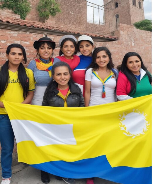 Foto bandera de la república de colombia