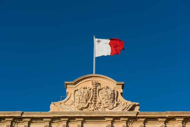 Foto bandera de la república de malta