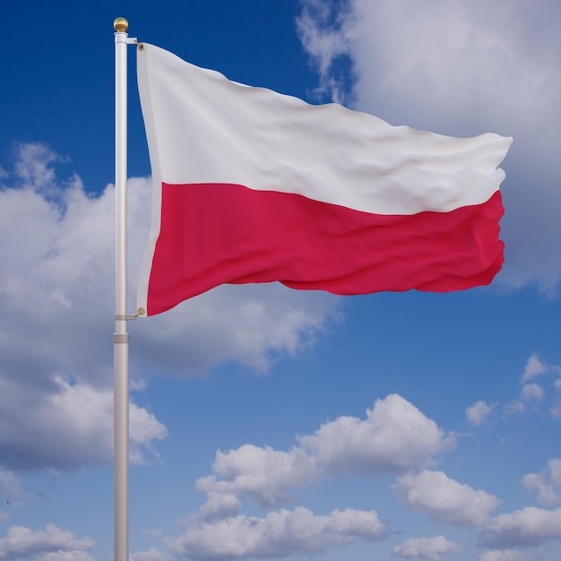 Bandera de la República de Polonia