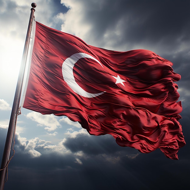 Bandera de la República de Turquía