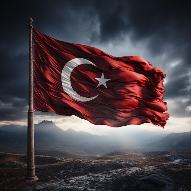 Bandera de la República de Turquía