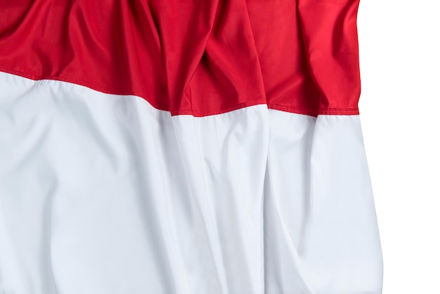 La bandera roja y blanca de la bandera de Indonesia