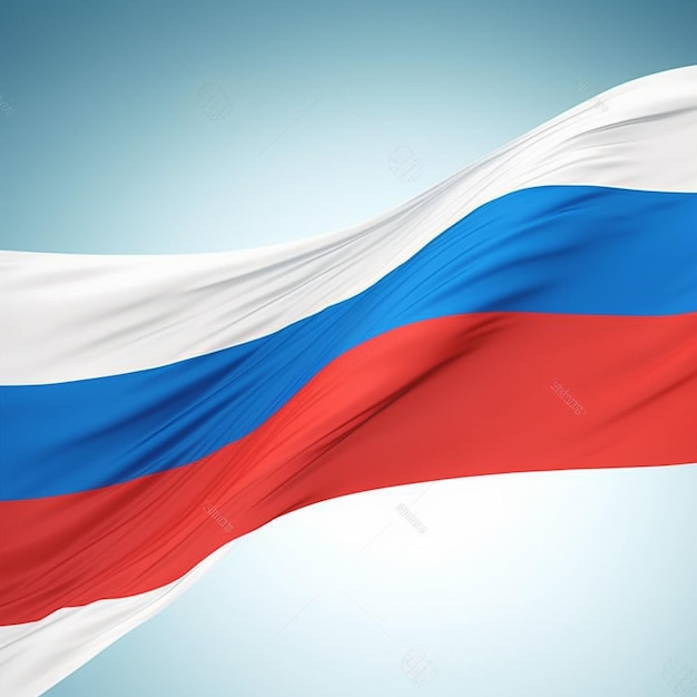 Foto bandera de rusia feliz día de rusia