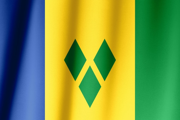 Bandera de San Vicente y las Granadinas