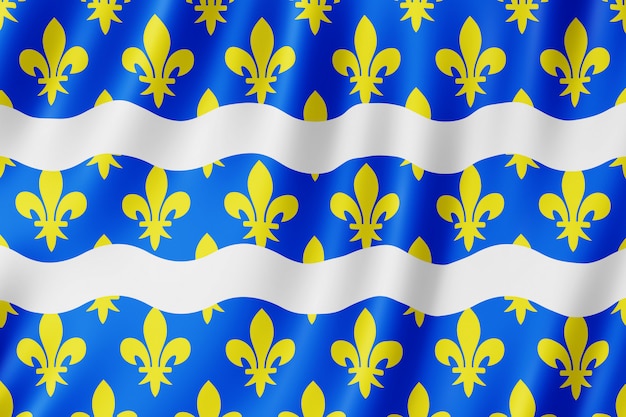 Bandera de Sena y Marne, Francia.