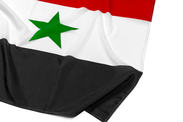 Bandera de Siria en blanco