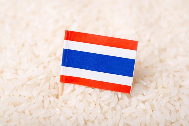 Bandera de Tailandia en arroz