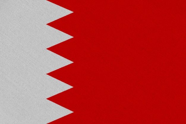 Bandera de la tela de Bahrein