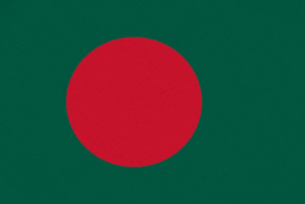 Bandera de tela de Bangladesh