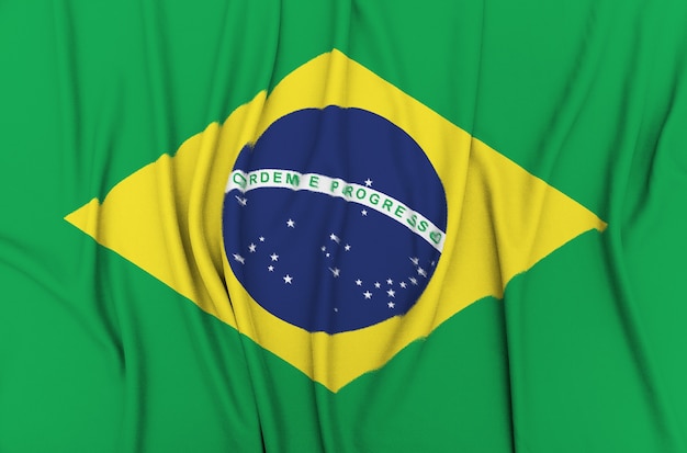 Bandera de tela de Brasil