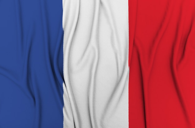 Foto bandera de tela de francia
