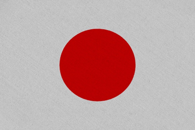 Bandera de tela de Japón