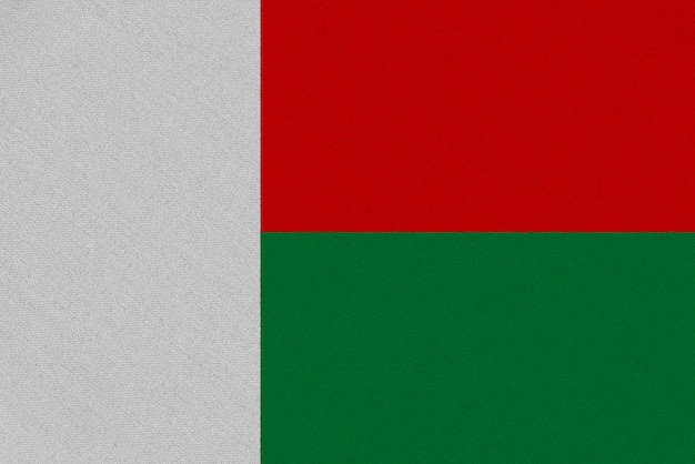 Bandera de tela de Madagascar