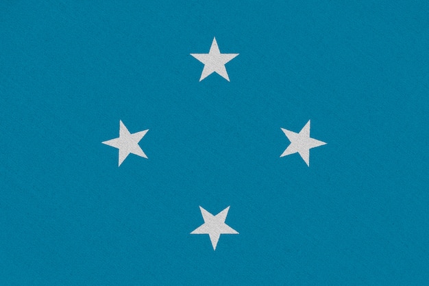 Bandera de tela Micronesia