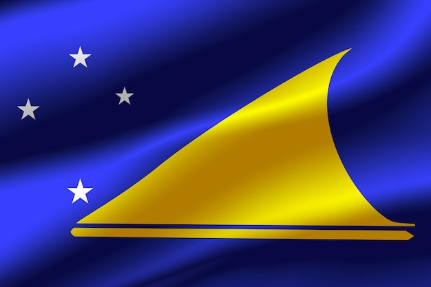 Bandera de Tokelau como fondo