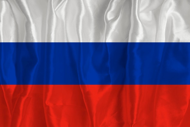 Bandera de Ucrania y bandera de Rusia Bandera del país de Ucrania y Rusia juntos Imagen conceptual de la agresión de Ucrania y Rusia