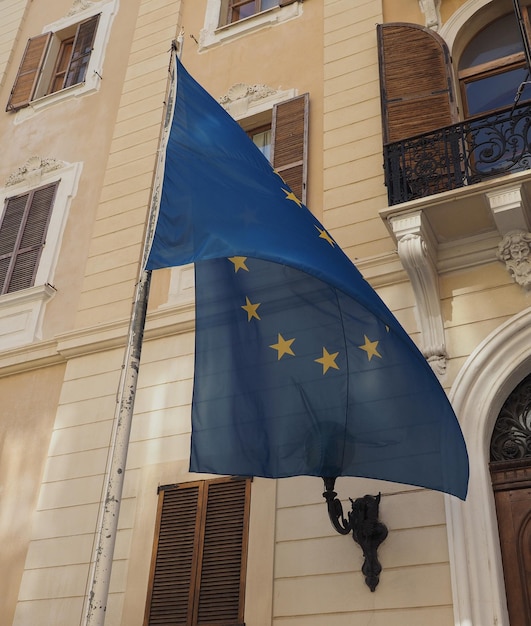 Bandera de la Unión Europea UE