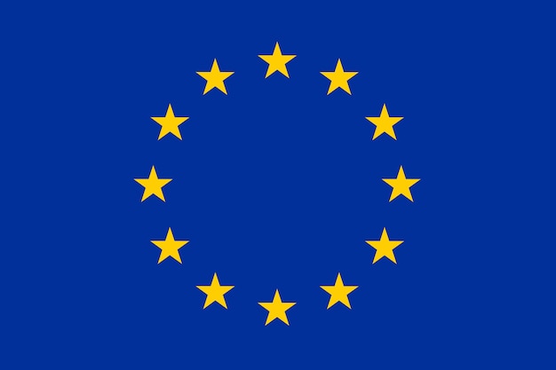 Foto bandera de la unión europea