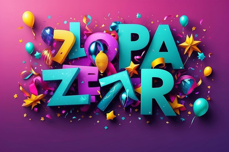 Foto banderas de feliz año nuevo en letras brillantes concepto de año nuevo