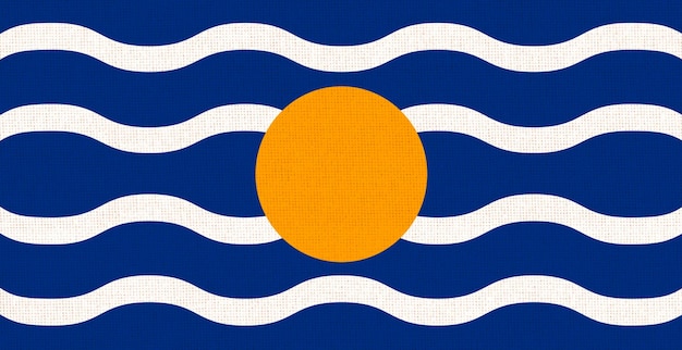 Banderas de las Indias Occidentales Bandera de las Indies Occidentales en superficie de tela Símbolo antiguo del país