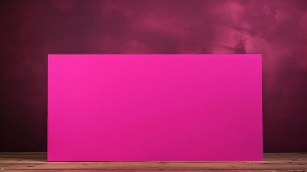 Banderas de plástico rosado brillante en estilo abstracto de bloqueo de colores