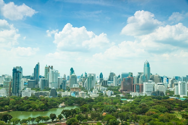 Bangkok Stadt am Tag.