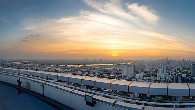 Bangkok-Stadthöhenansicht